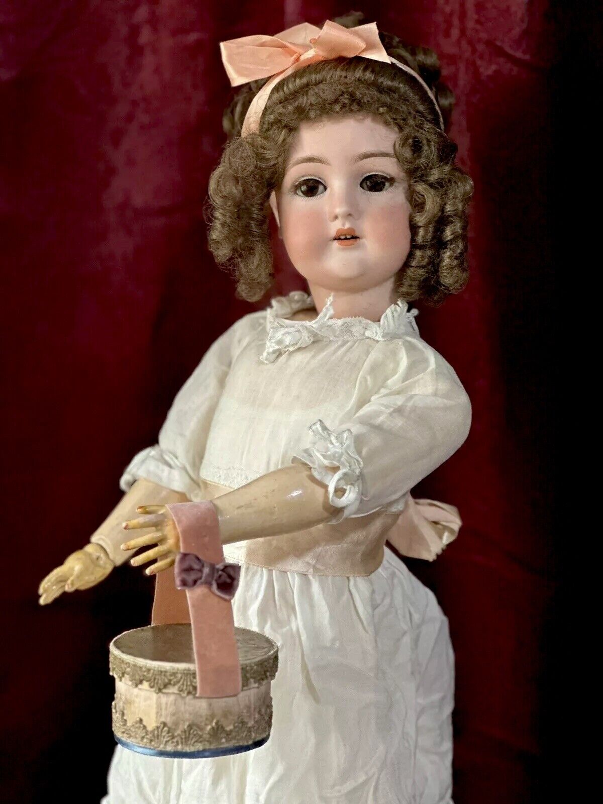 Antique Bisque Doll Head hot