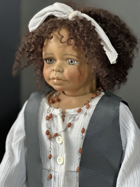 Kaye Wiggs Porcelain 23” Doll “Molly”