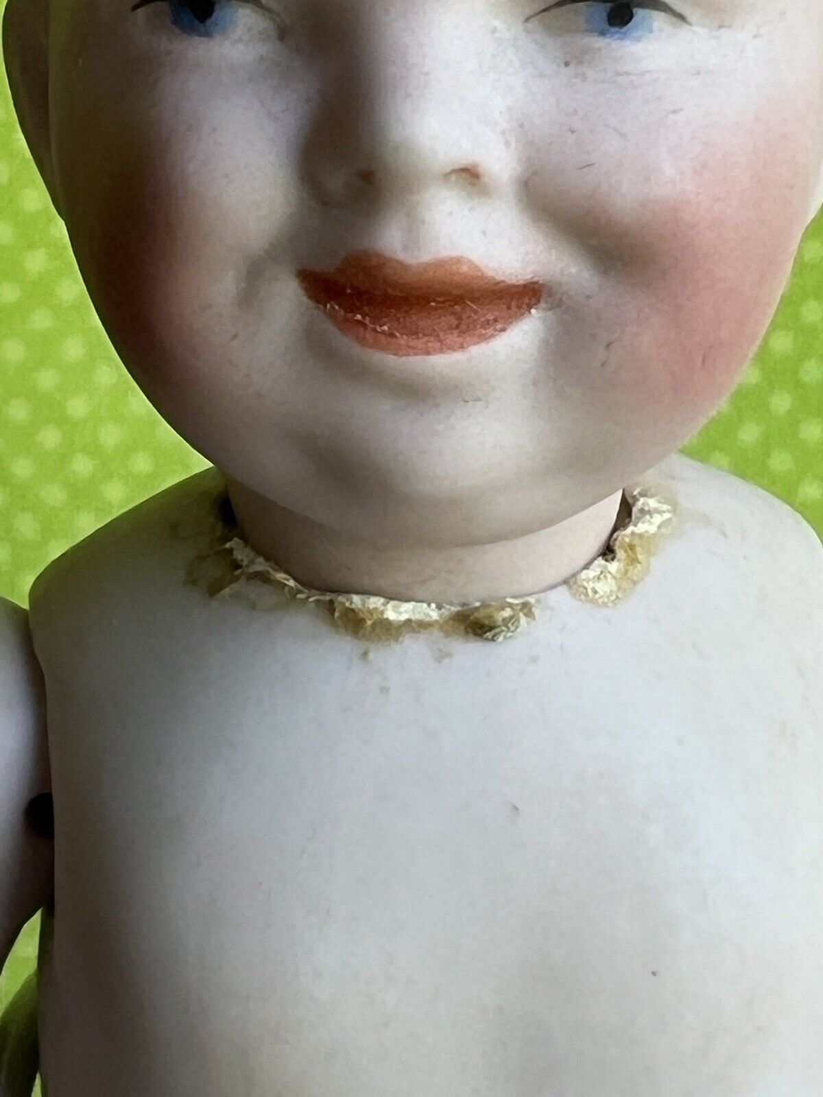 Antique German 6.25” Kestner All Bisque Character Boy Doll Swivel Head