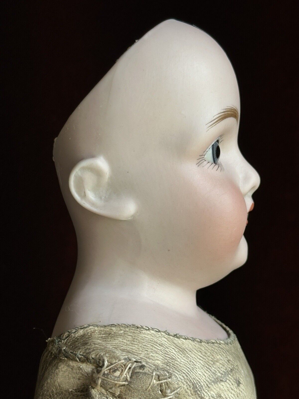 Antique German 19” Kestner 154 Bisque Shoulder Head Doll