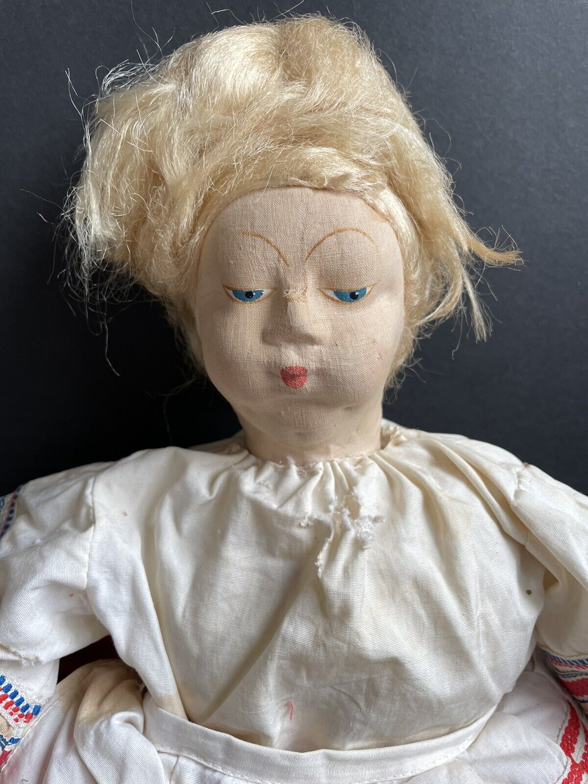 Antique/Vintage USSR Russian Cloth Cosy Tea Wormer Doll