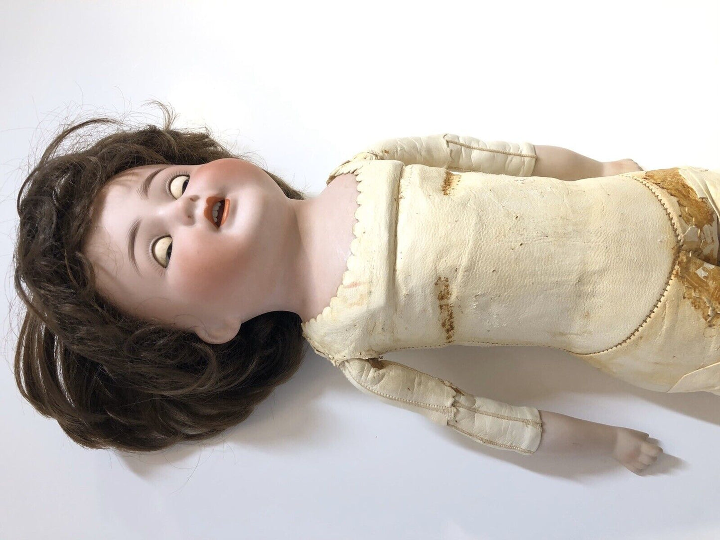 Antique K & K Toy Co. Alt, Beck & Gottschalck (?) Bisque Head Doll Kid Body
