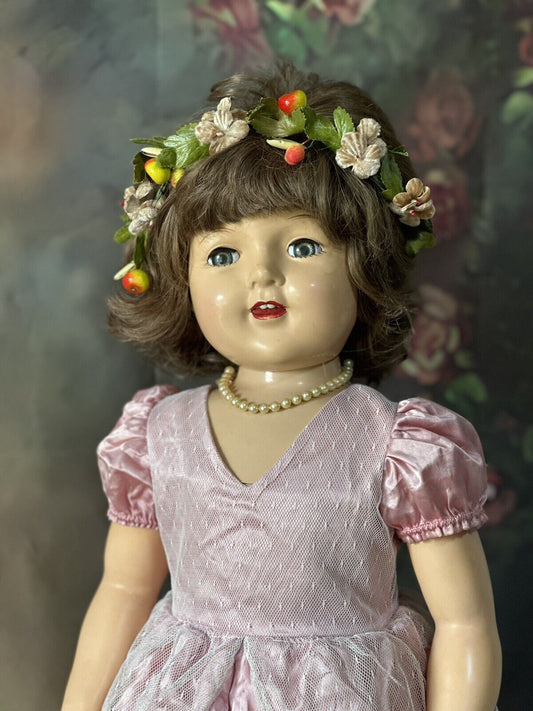 Unidentified Vintage Large 29” Mama Doll