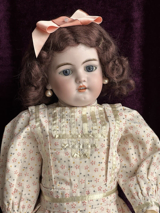 Antique German 20” Simon Halbig 1079 Dep Bisque Head Doll