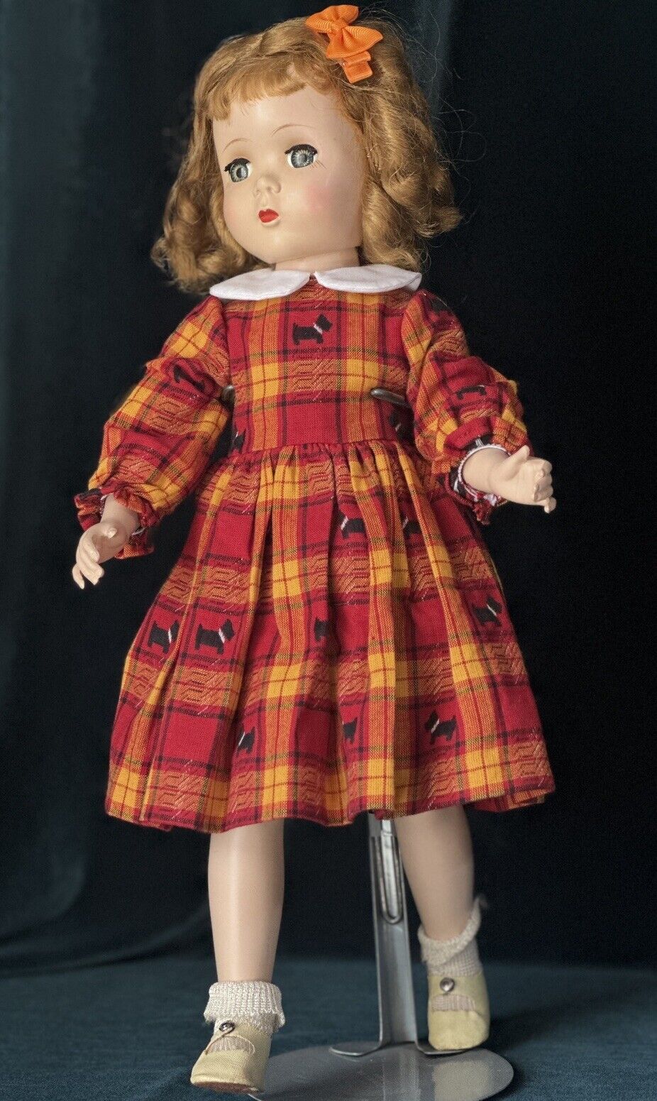 Vintage Madame Alexander Maggie Face Hard Plastic 17” Walker Doll