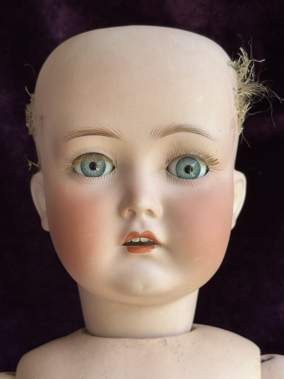 Antique German 25” Cuno Otto Dressel Mein Liebling Mold Bisque Head Doll