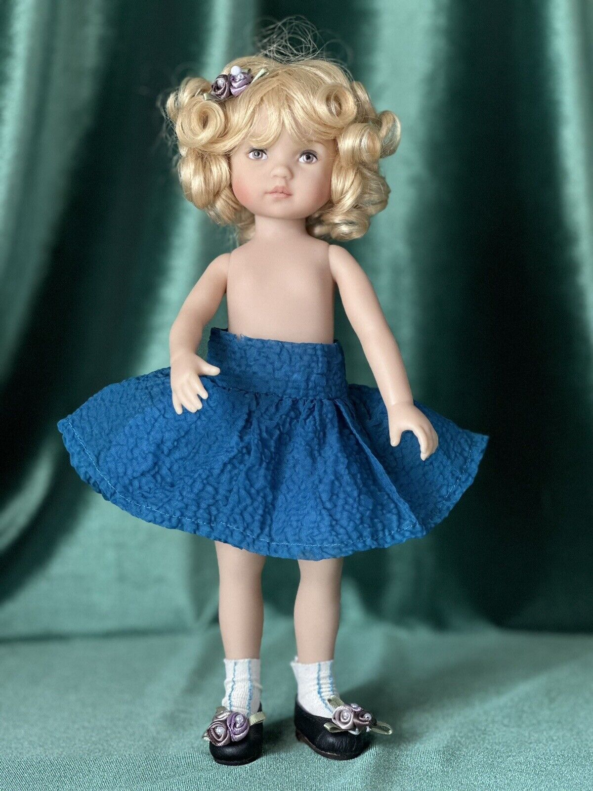 Artist Painted Diane Effner Boneka 10” Vinyl 'Tuesday's Child' Doll