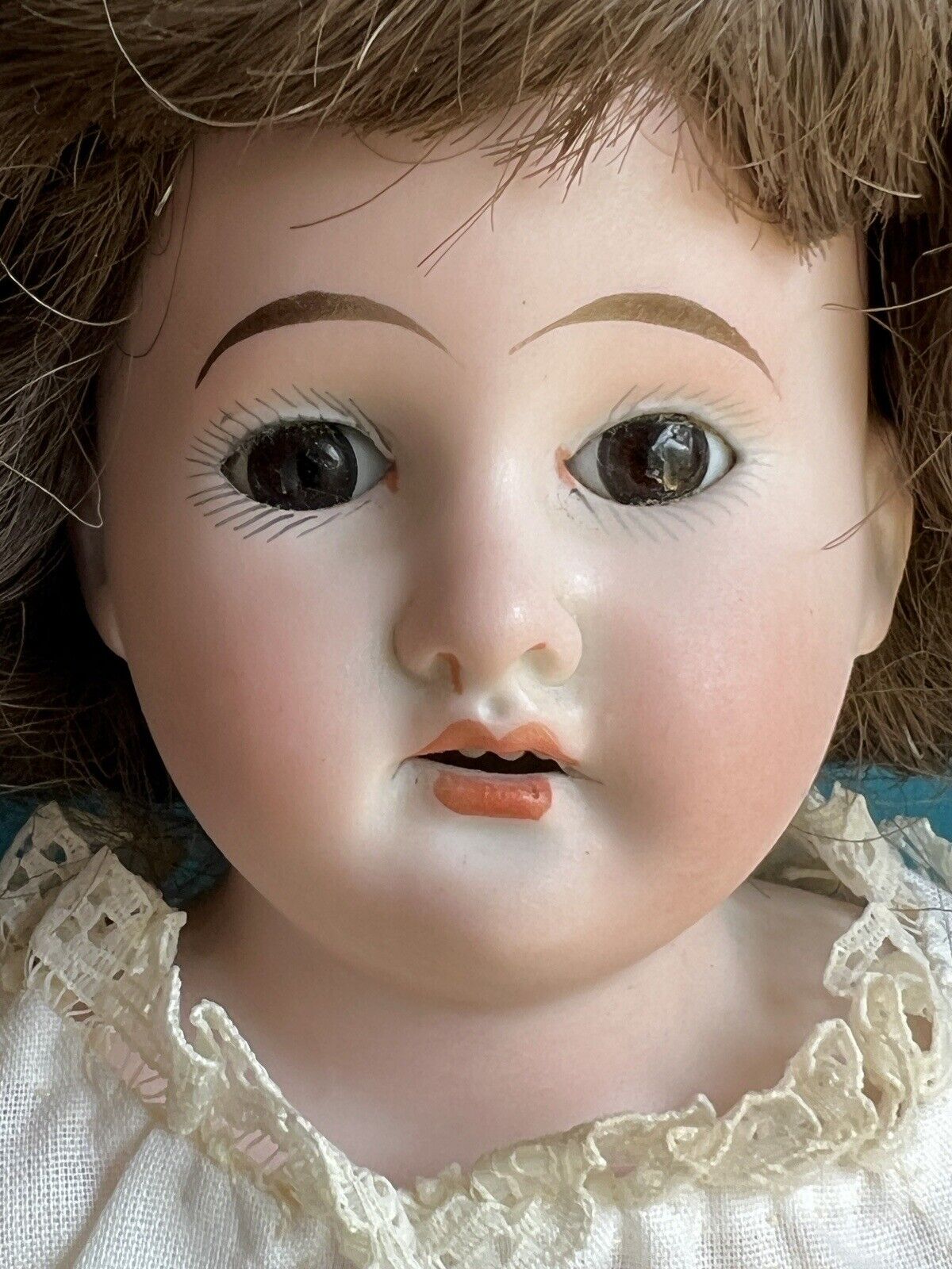Antique German 13” Cuno & Otto Dressel COD 93-A DEP Bisque Shoulder Head Doll