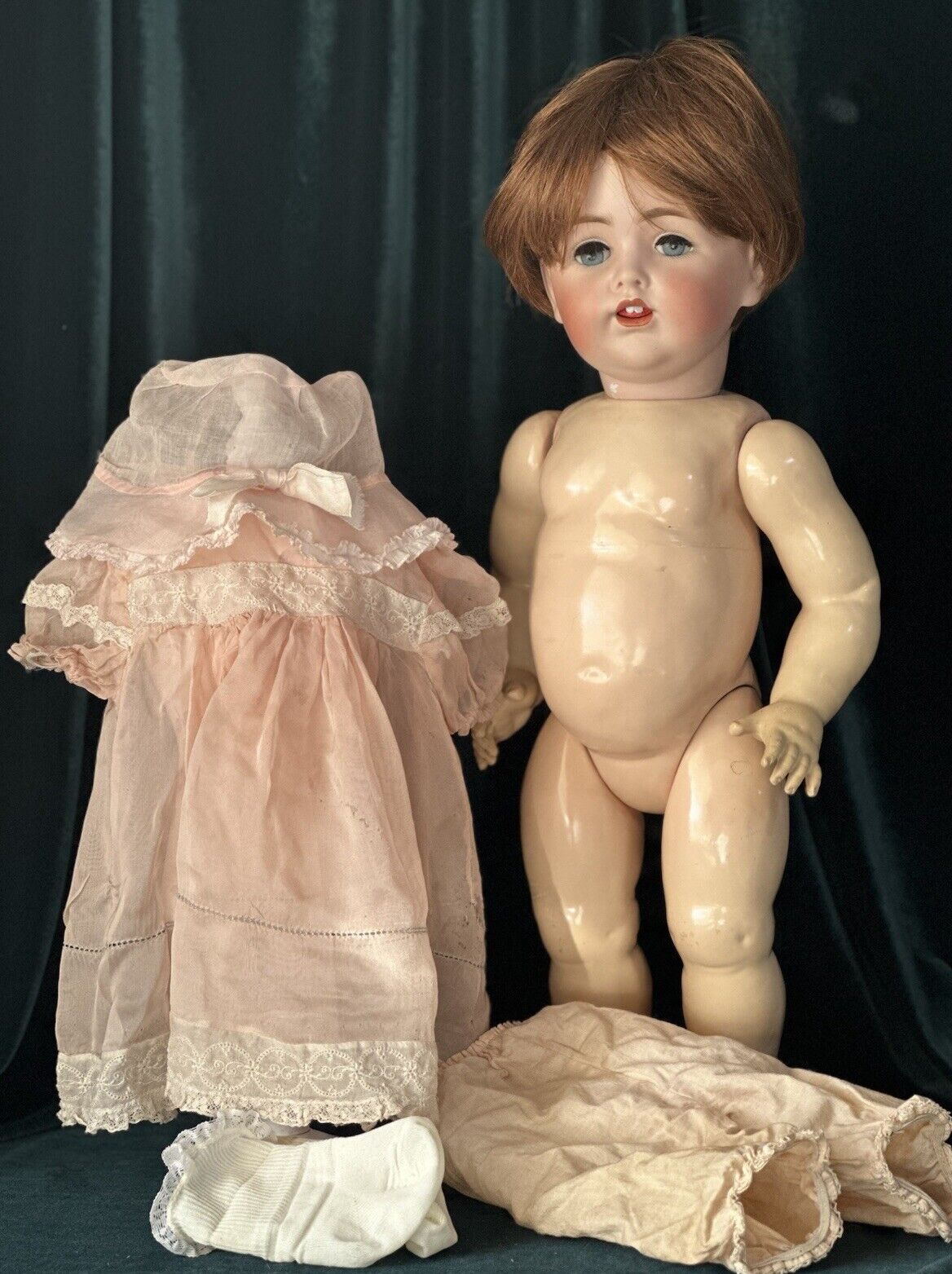 Antique German Kestner JDK 257 Character Baby 21” Doll