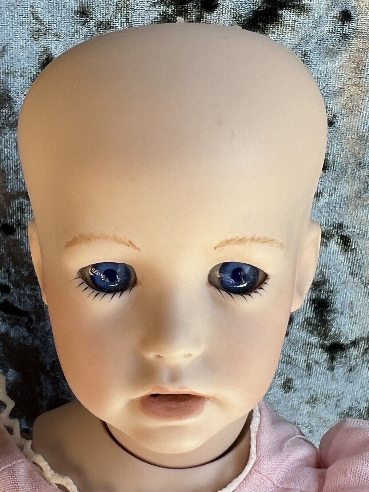 Collectible Porcelain 14” Cloth Shay Reproduction Doll Mold By Rubert 1991