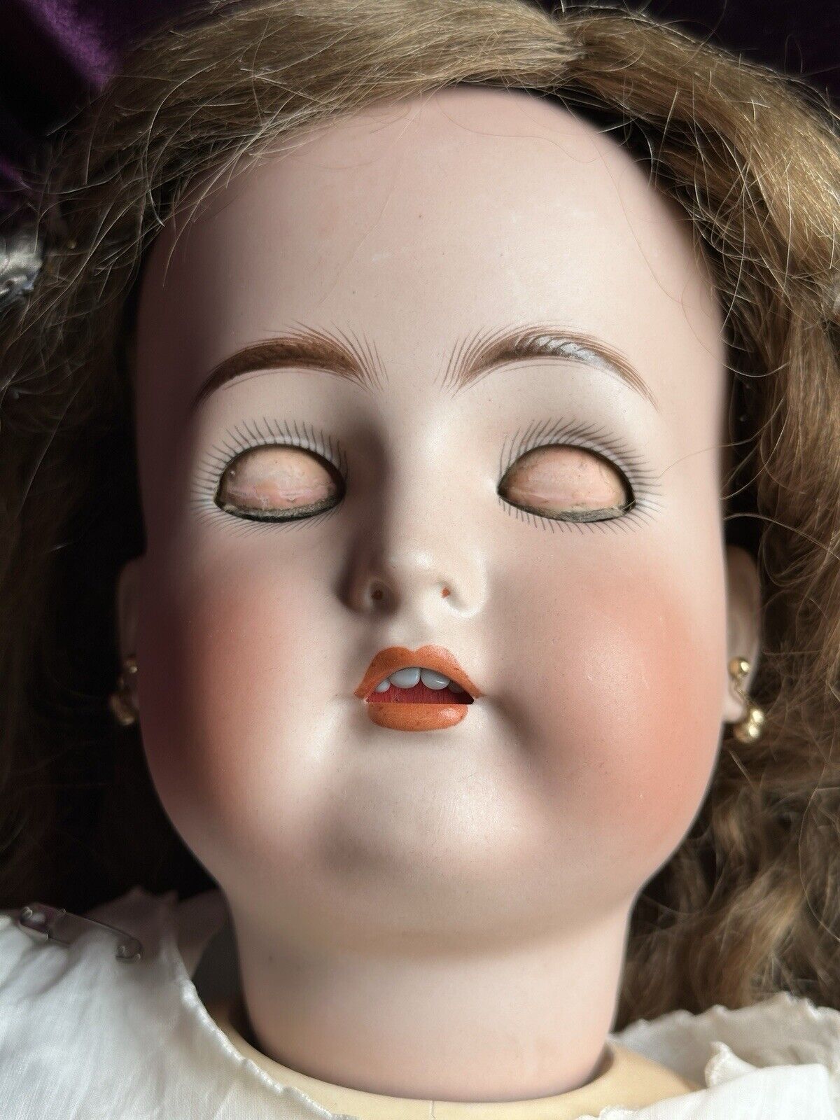 Large Antique German 30” Halbig Kammer Reinhardt Bisque Head Walker Body Doll