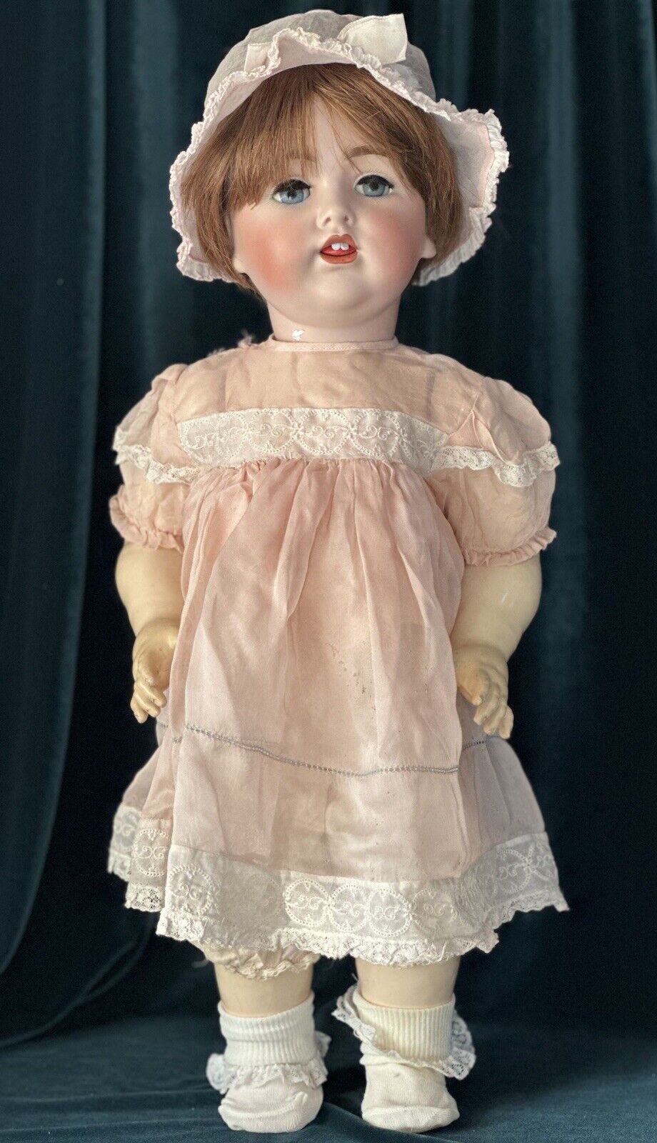 Antique German Kestner JDK 257 Character Baby 21” Doll