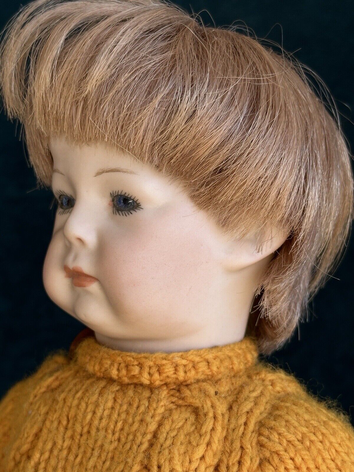 Porcelain Reproduction of Antique German Kammer Reinhardt 115 A Boy Doll