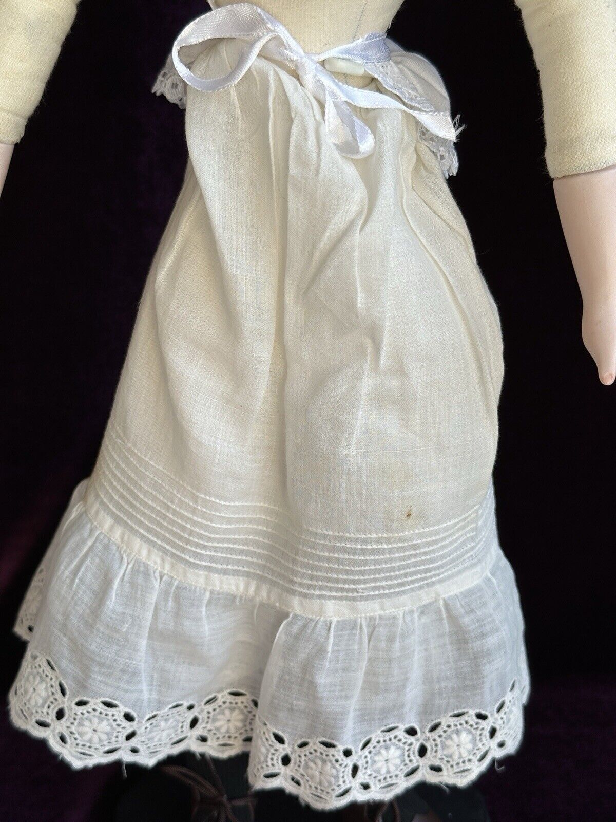 Porcelain 19” Reproduction of Antique French Francois Gaultier Fashion Doll