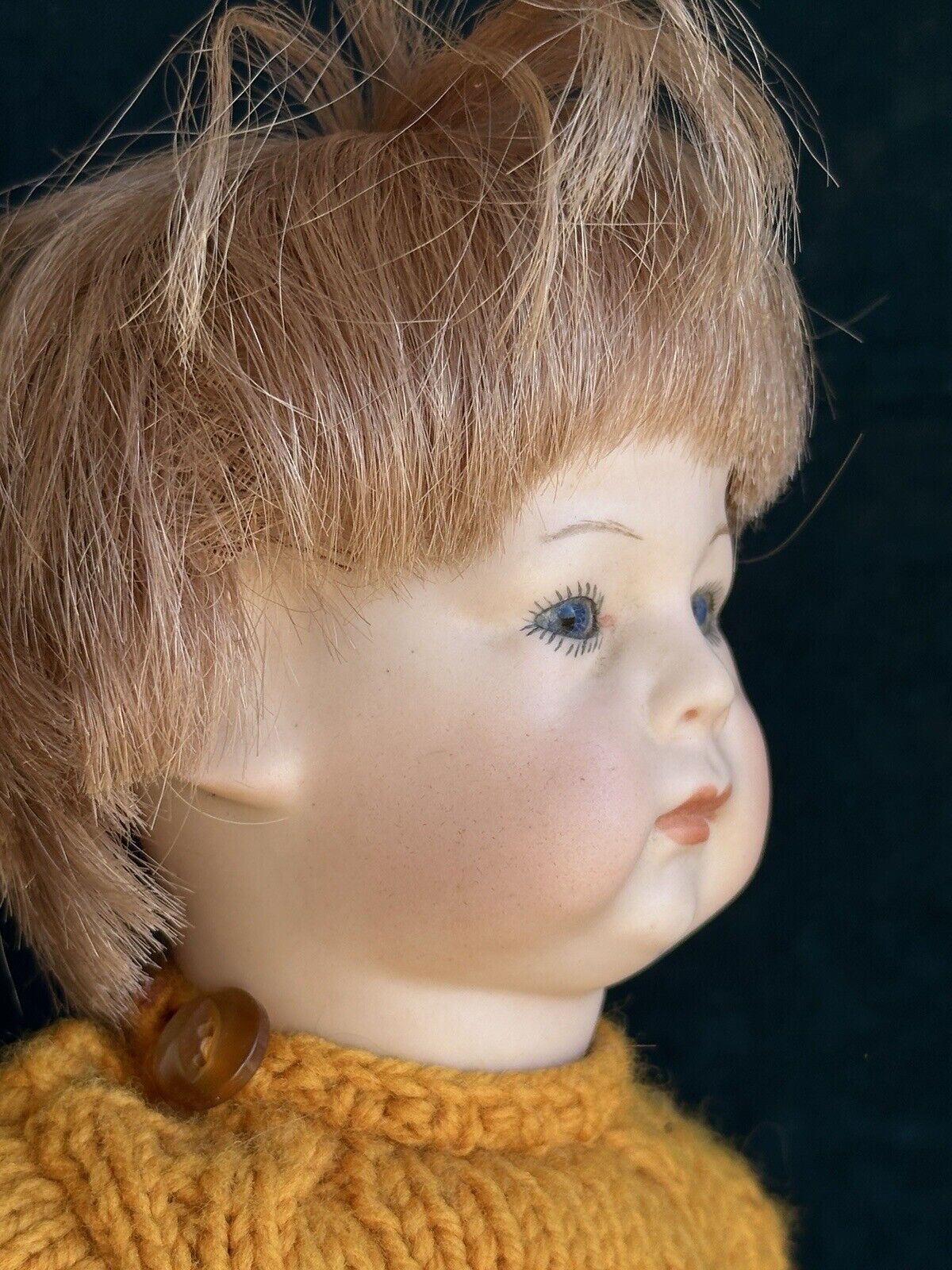 Porcelain Reproduction of Antique German Kammer Reinhardt 115 A Boy Doll