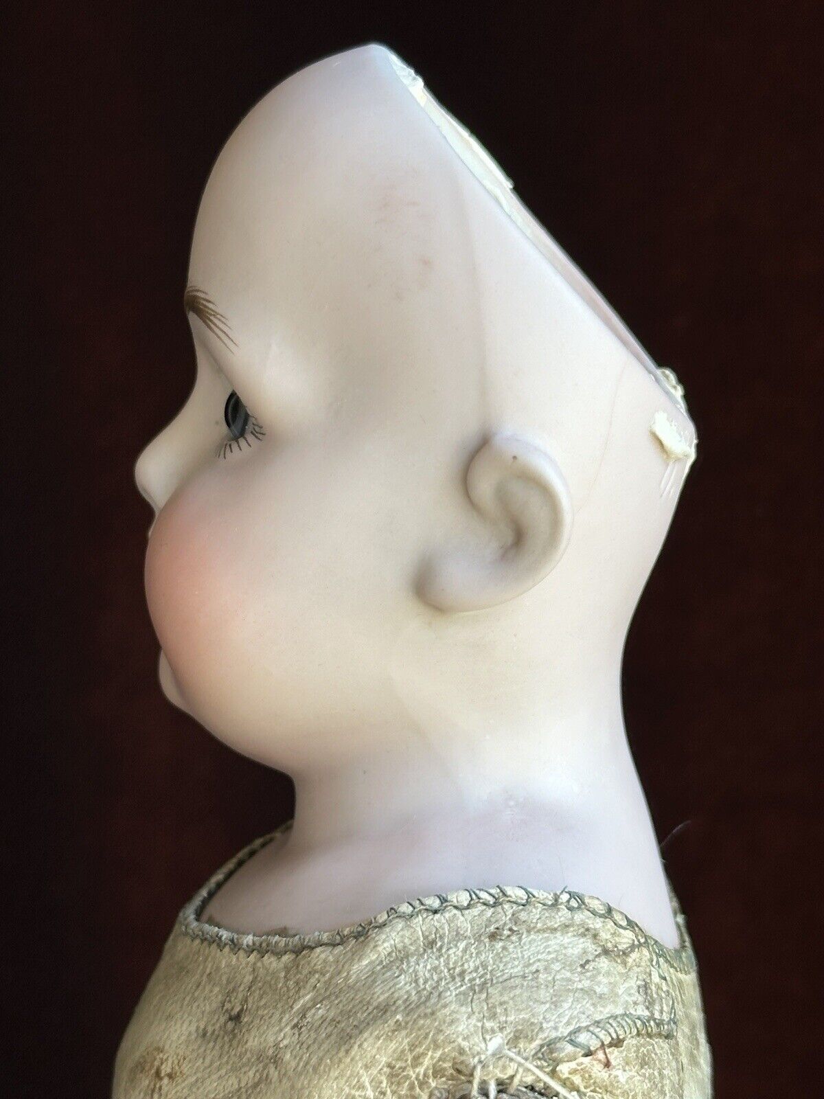 Antique German 19” Kestner 154 Bisque Shoulder Head Doll