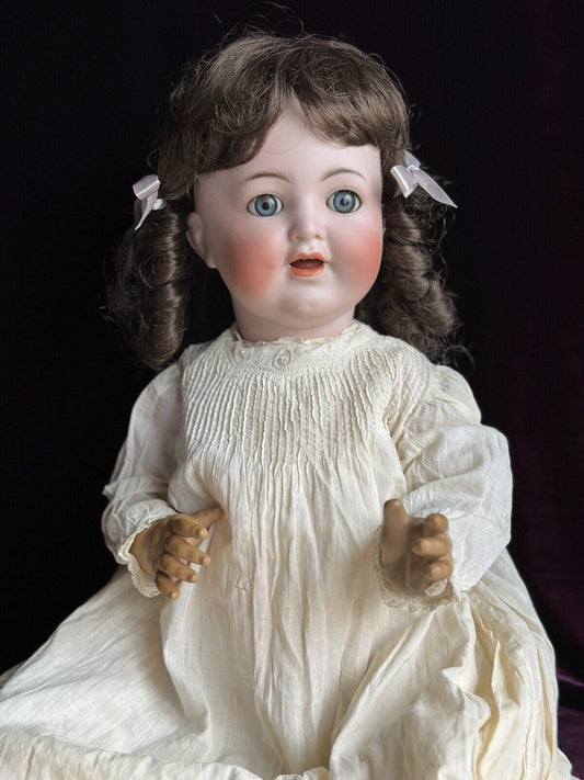 Antique German 22” Kammer Reinhardt 22 62 Bisque Head Baby Doll