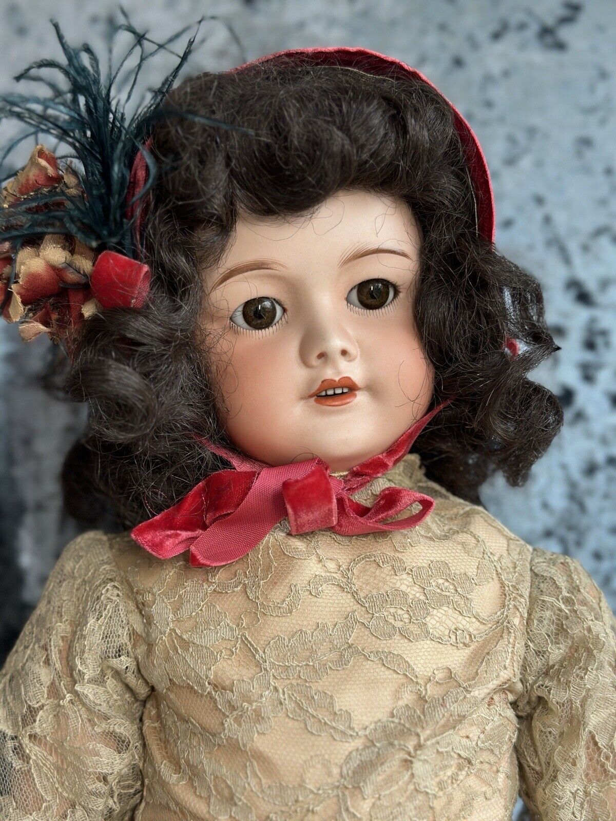 Large Antique French 27” SFBJ 301 Bisque Head Doll