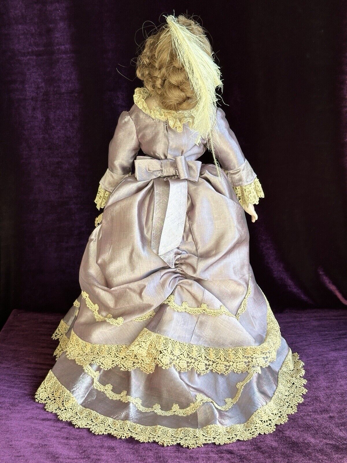 Porcelain 19” Reproduction of Antique French Francois Gaultier Fashion Doll