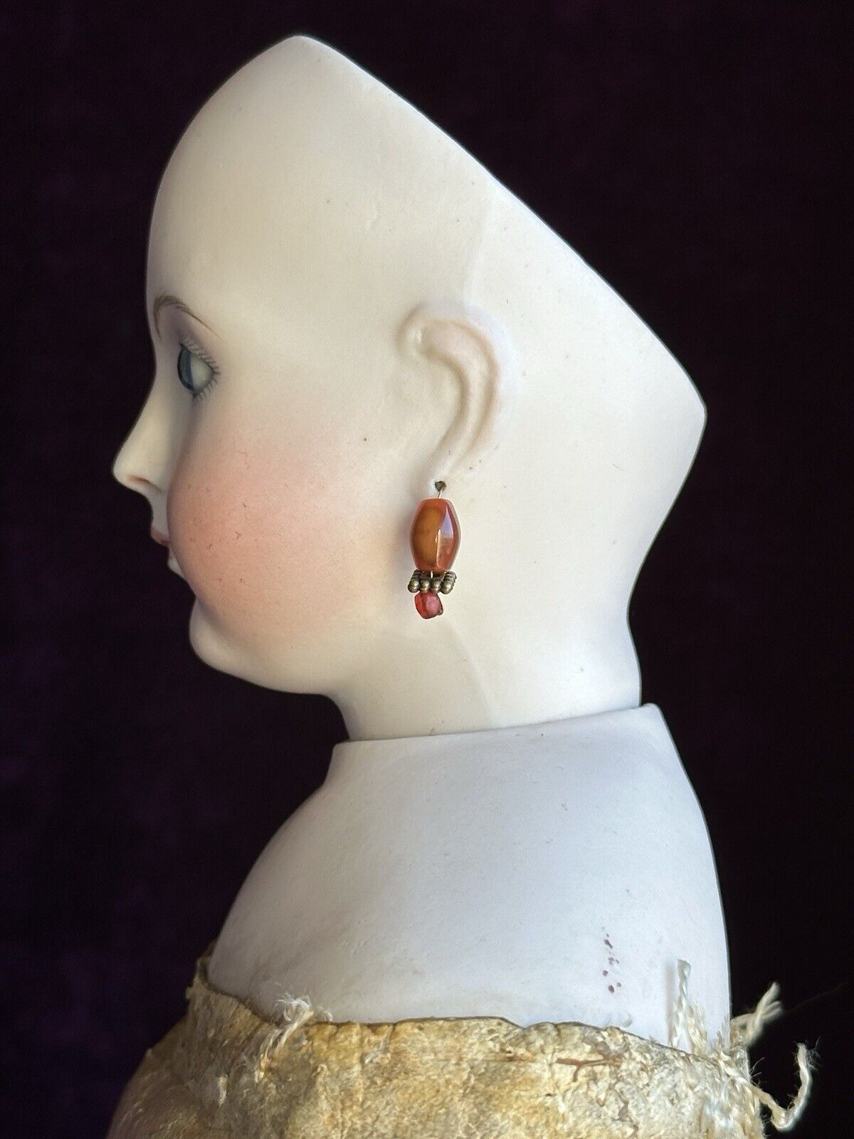 Large Antique 21” Portrait Jumeau French Fashion Bisque Shoulder Head Doll