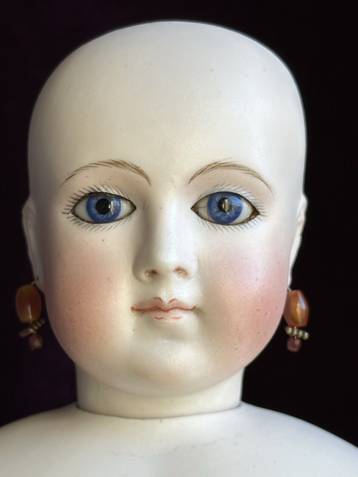 Large Antique 21” Portrait Jumeau French Fashion Bisque Shoulder Head Doll