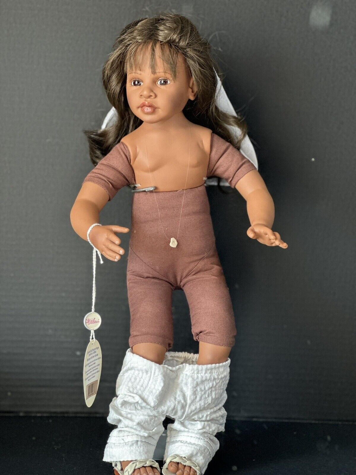 Collectible German Vinyl 21” Doll “Ella” by Elissa Glassgold for Zapf Creation