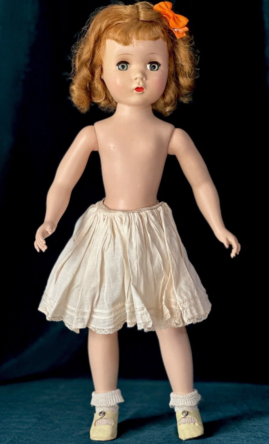 Vintage Madame Alexander Maggie Face Hard Plastic 17” Walker Doll