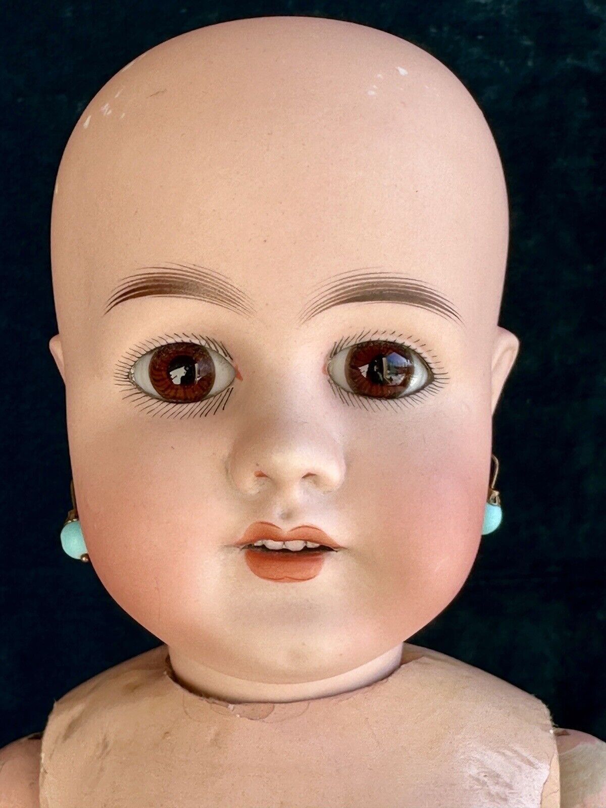 Antique French 24” Henri Rostal Mon Tresor Bébé Bisque Head Doll