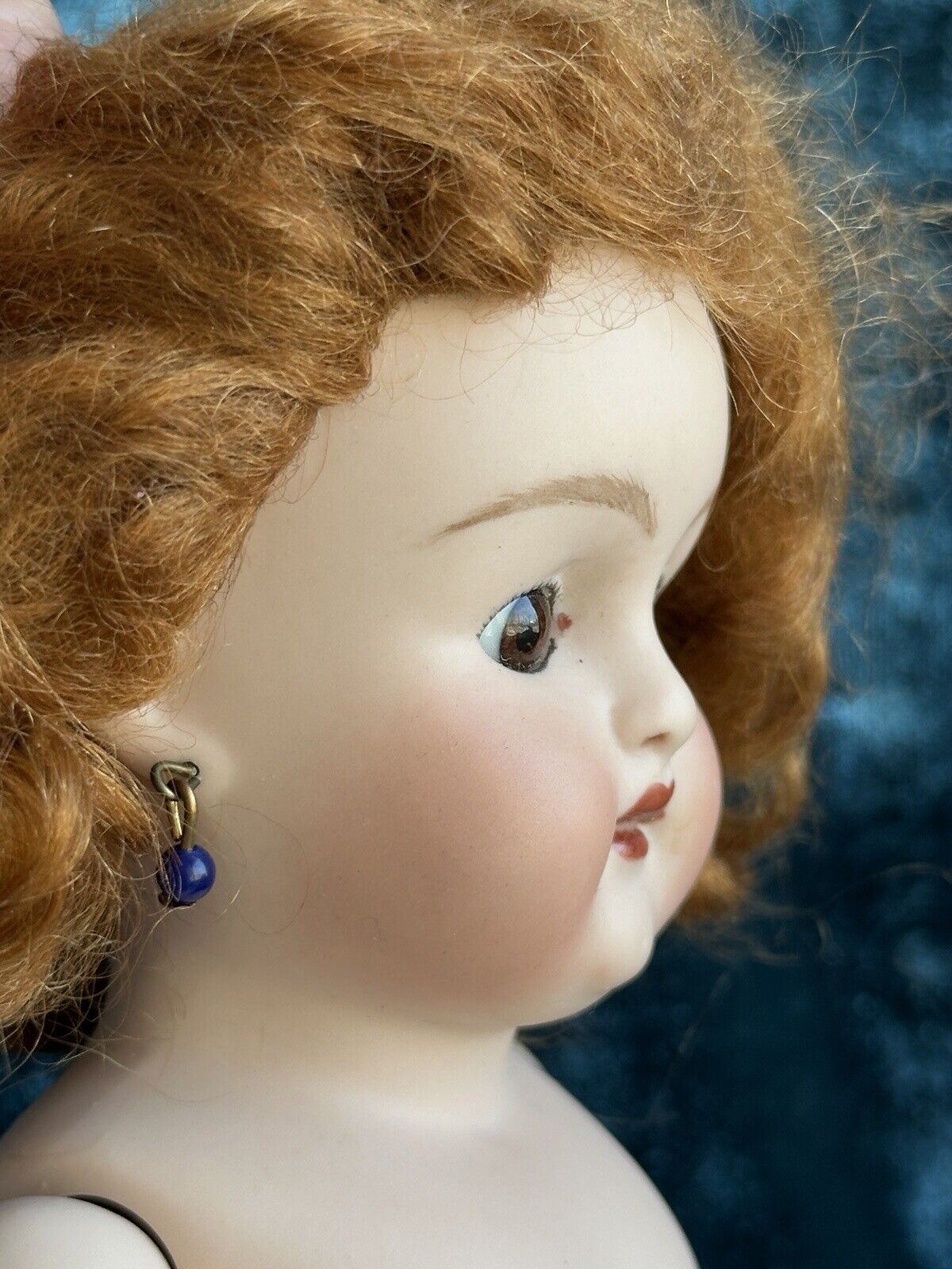 All Porcelain 9.5” Reproduction of Antique German Kestner Mignonette Doll