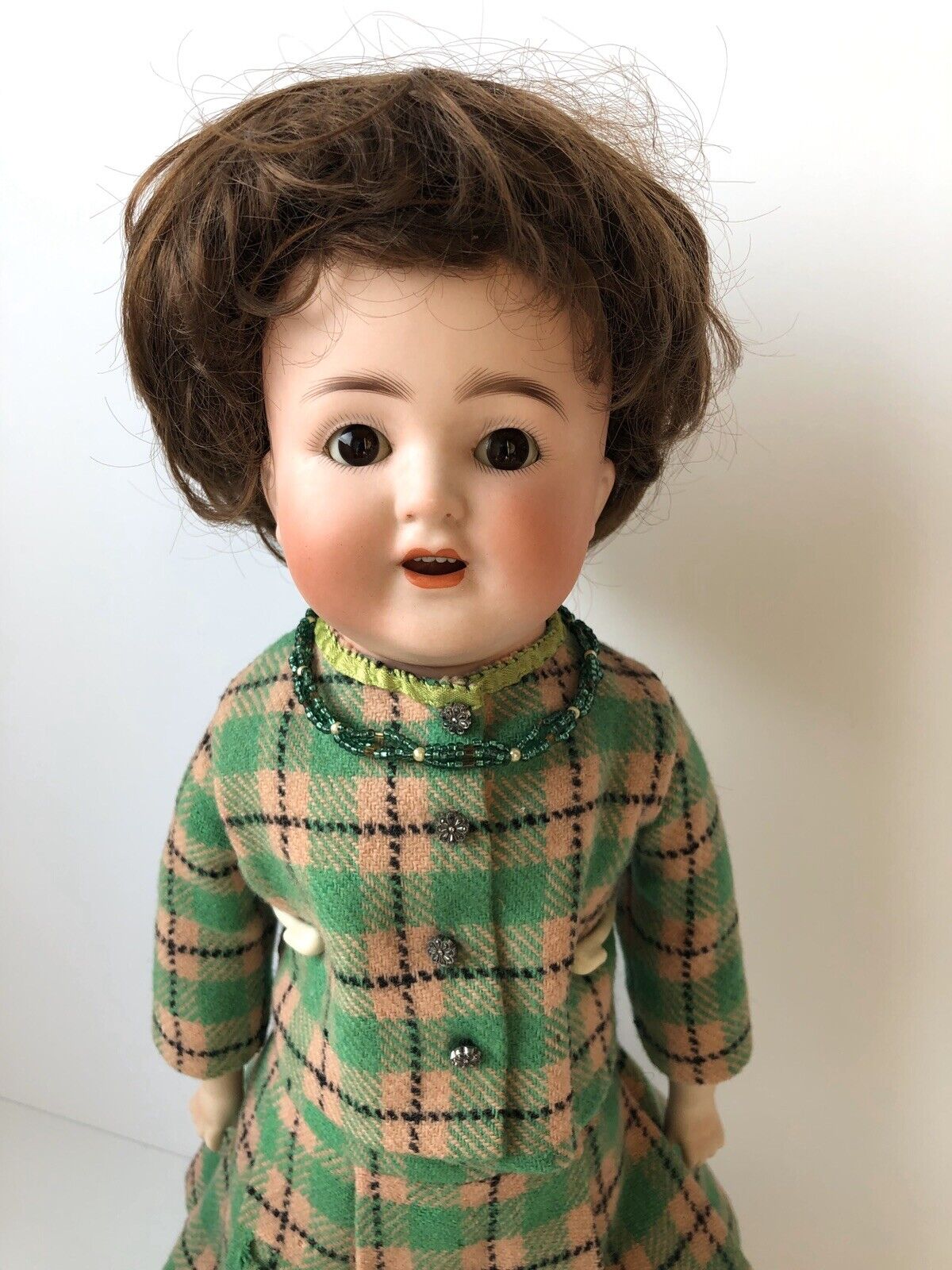 Antique K & K Toy Co. Alt, Beck & Gottschalck (?) Bisque Head Doll Kid Body