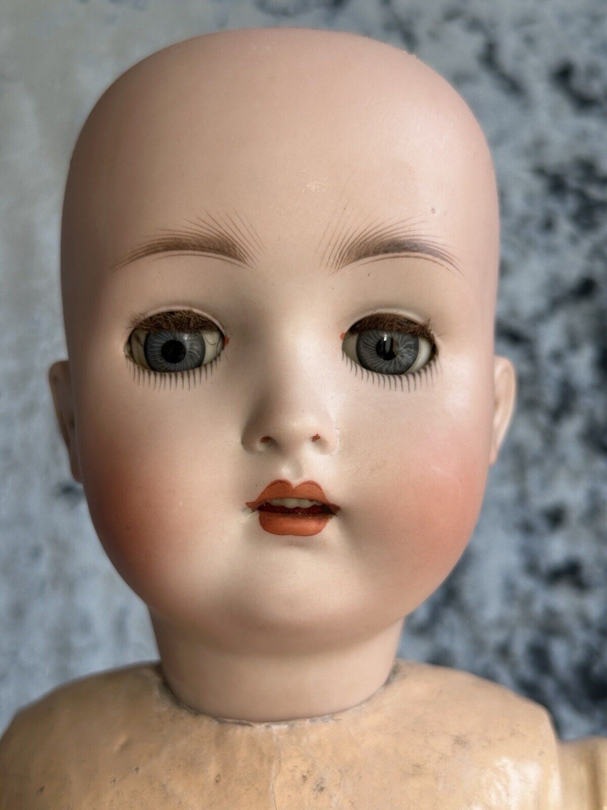 Antique German 22” Alt Beck Gottschalck (?) 136/9 Bisque Head Doll