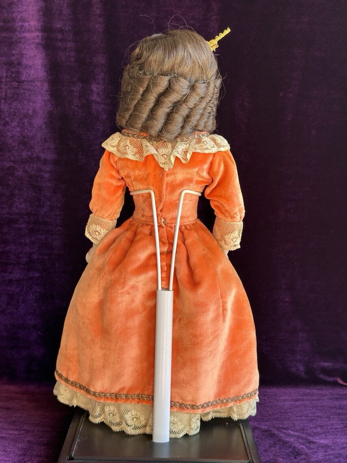 Rare Antique German 16” Early Kestner 9 Closed Mouth Swivel Neck Bisque Doll