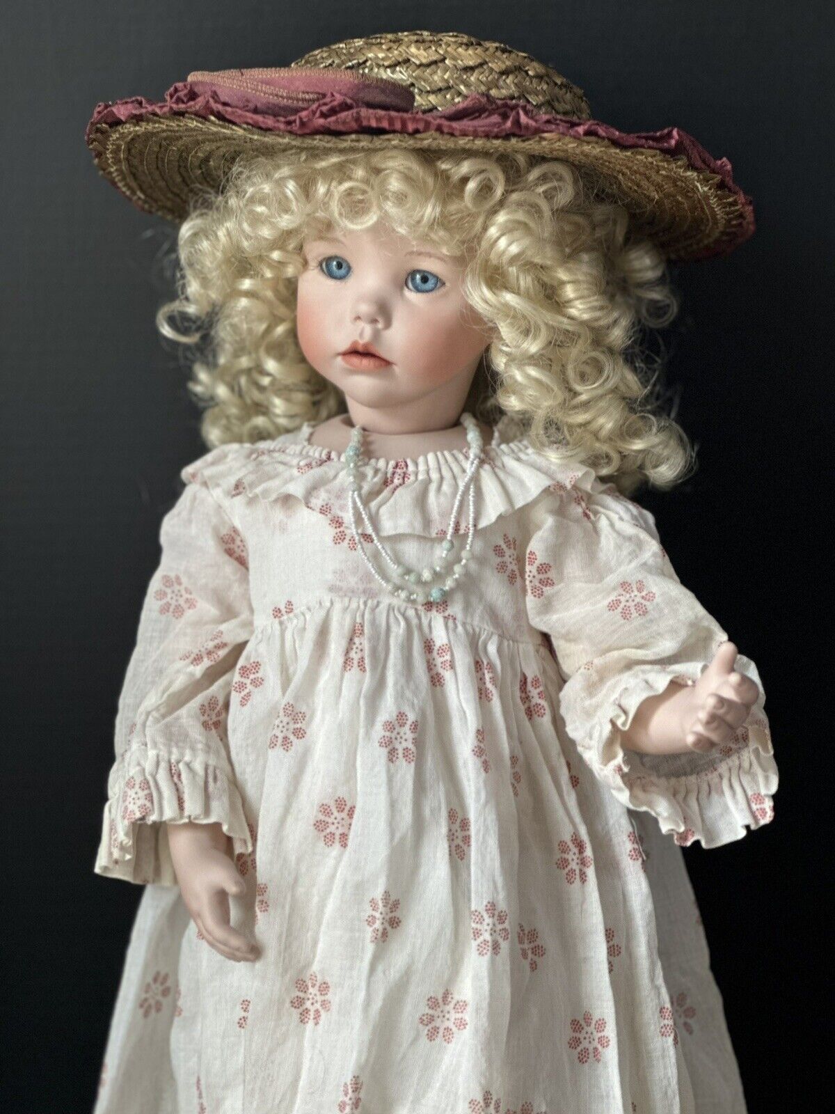 Artist Reproduction Of “Hilary” by Dianna Effner 23” Porcelain Doll French Body