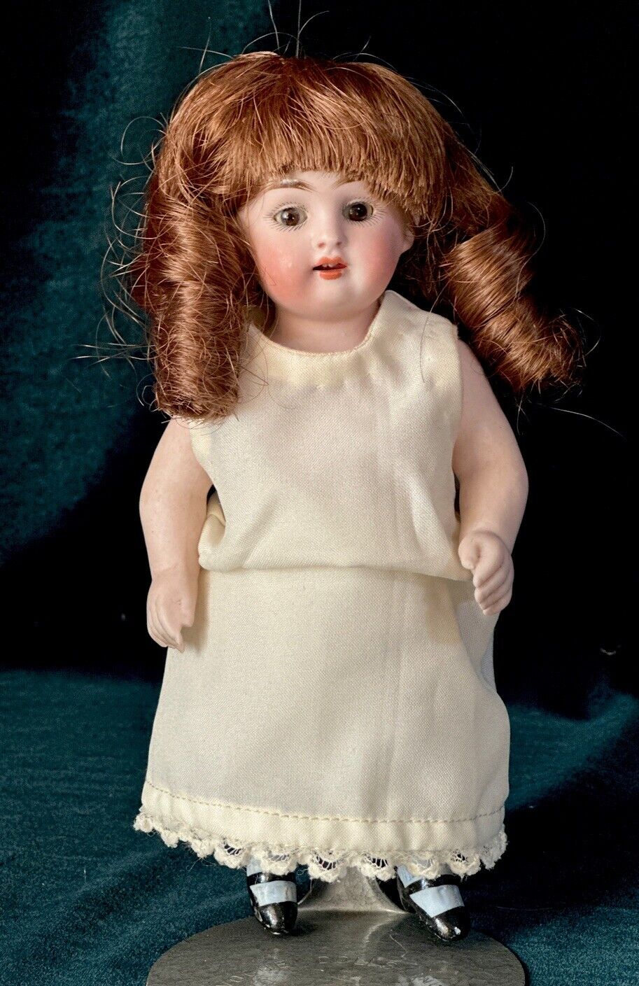 Antique German 6” Kestner 150 All Bisque Mignonette Doll