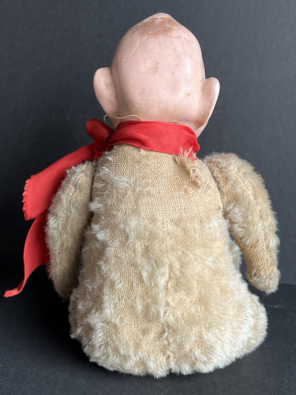 Rare Original Horsman 11” Composition Plush Billiken Jointed Toy Doll