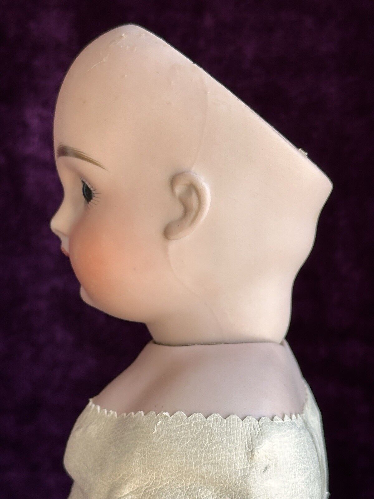 Rare Antique German 16” Early Kestner 9 Closed Mouth Swivel Neck Bisque Doll