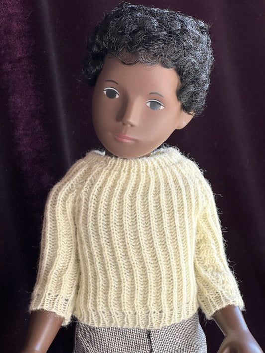 Collectible Vinyl Trendon Sasha Caleb 318 Boy Doll Made In England with Box