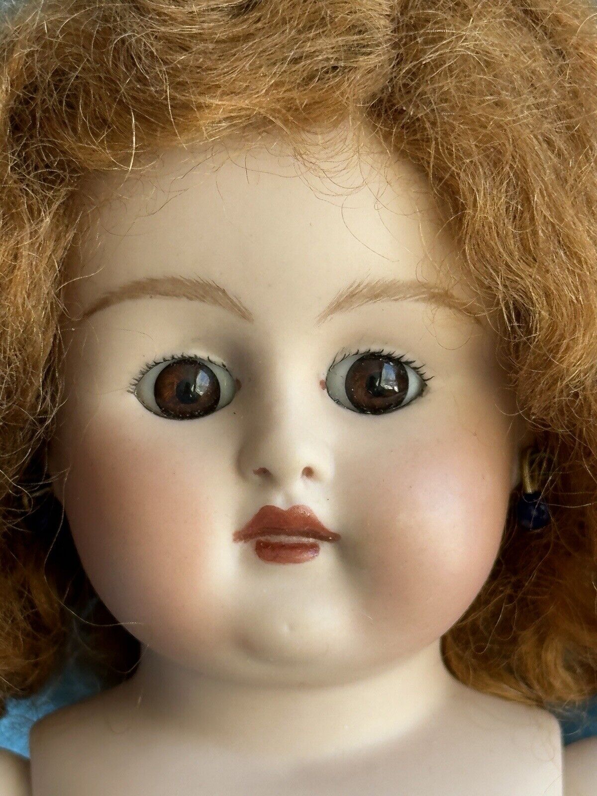 All Porcelain 9.5” Reproduction of Antique German Kestner Mignonette Doll