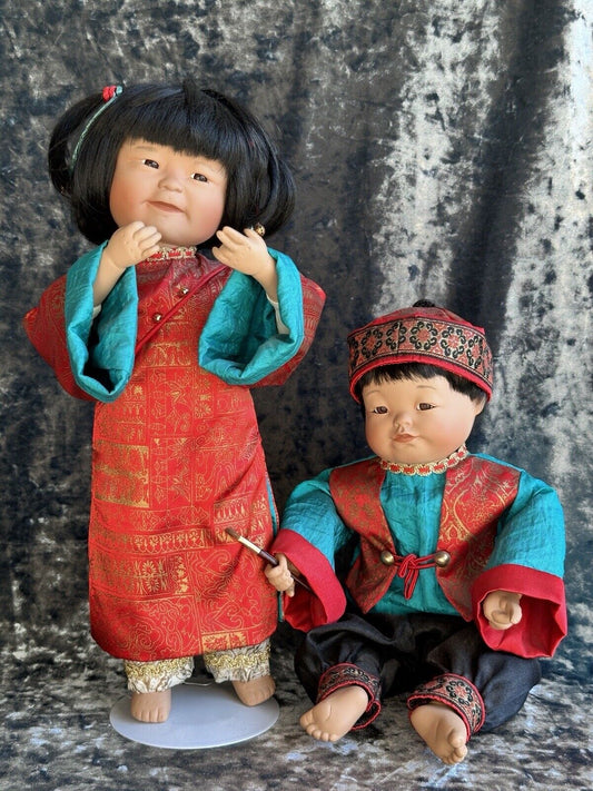 Collectible Porcelain Oriental Dolls by Yolanda Bello for Ashton Drake