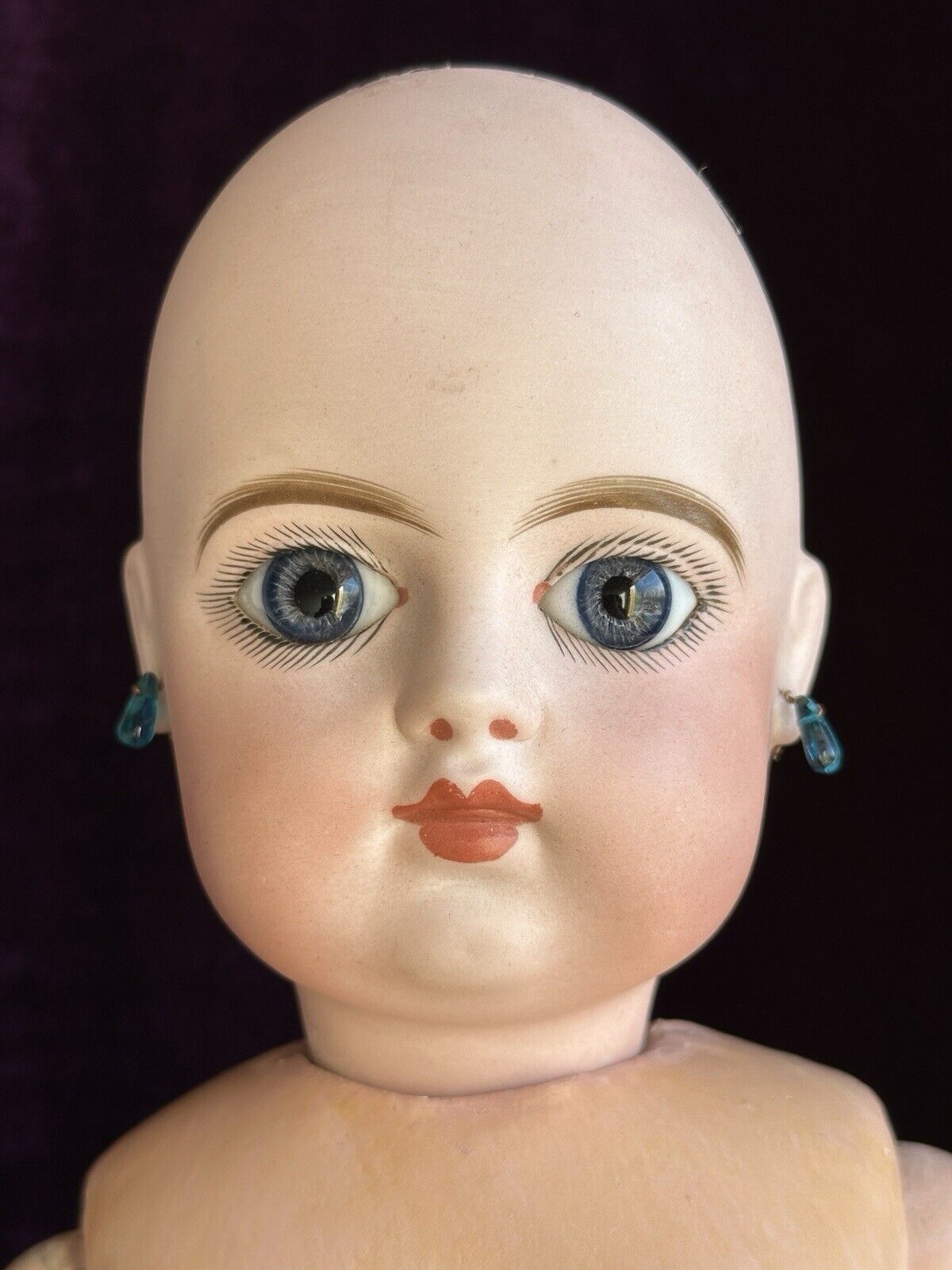 Antique French 25.5” Fleischmann & Bloedel Eden Bebe Close Mouth. Original Shoes