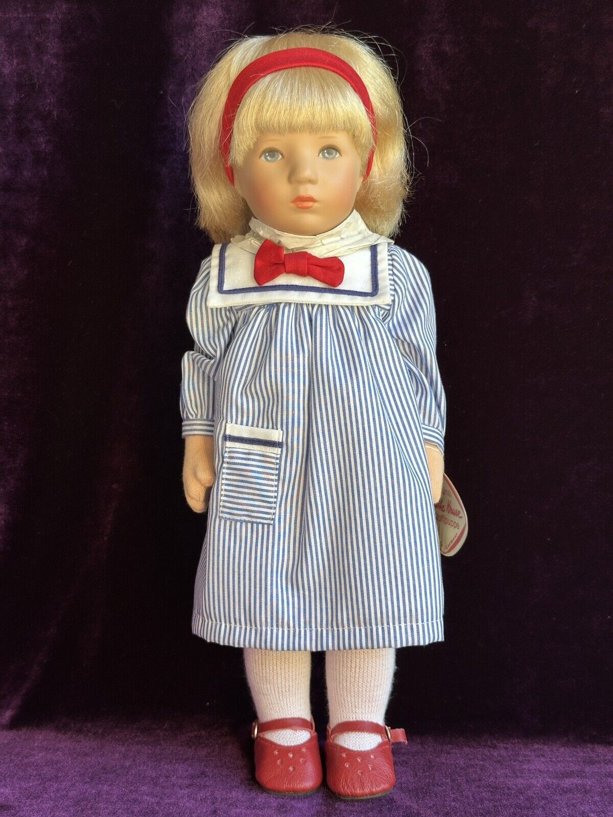 Vintage Collectible 15” Kathe Kruse 35 H Cloth Girl Doll New In Box