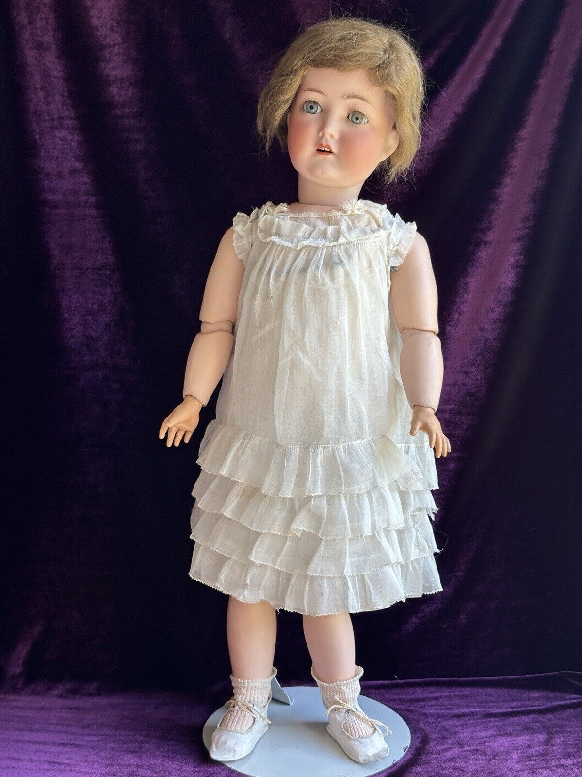 Antique German 25” Cuno Otto Dressel Mein Liebling Mold Bisque Head Doll