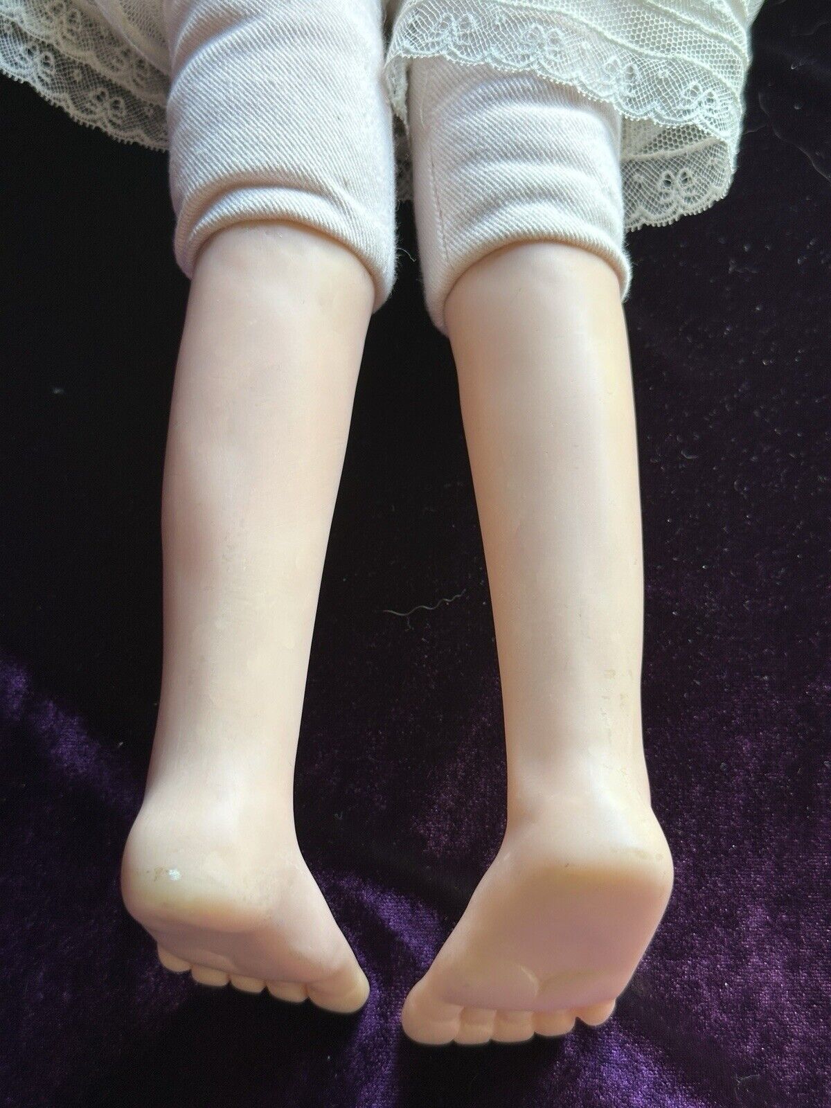 OOAK Artist 24” Polymer Clay Cloth Signed Girl Doll