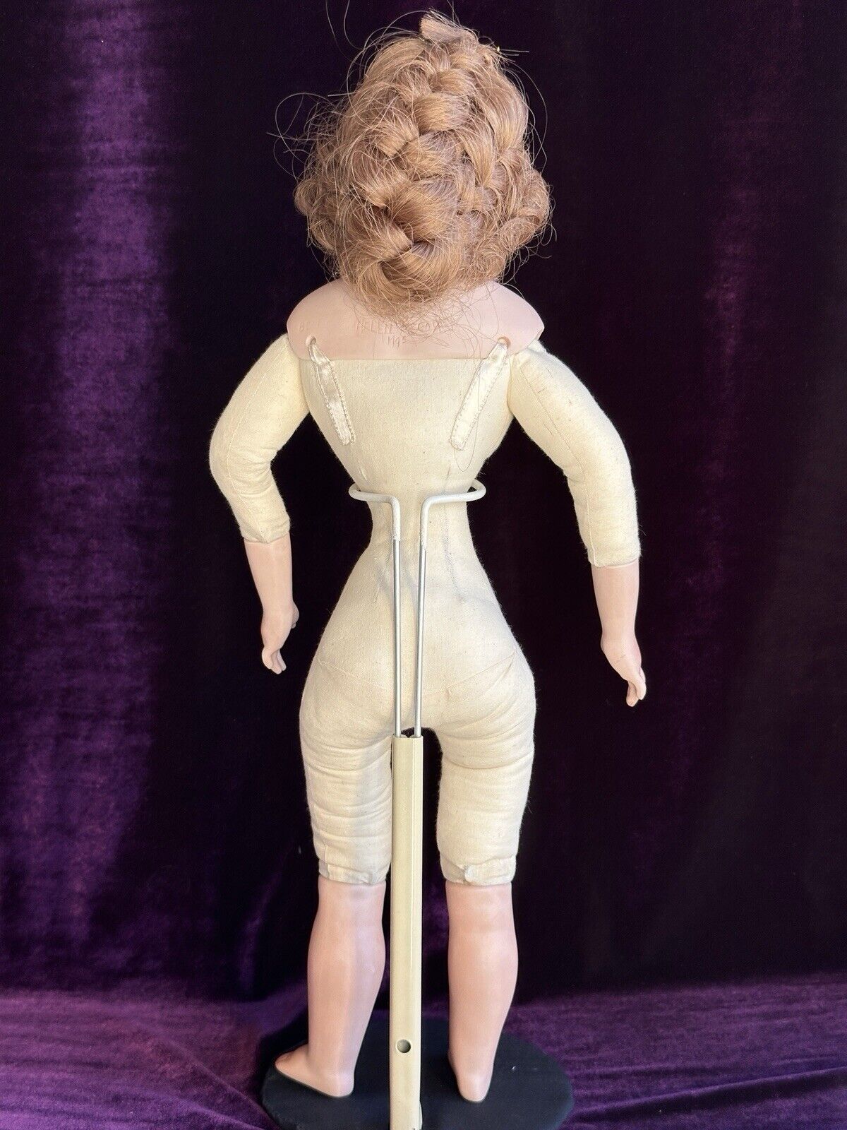 Porcelain 19” Reproduction of Antique French Francois Gaultier Fashion Doll