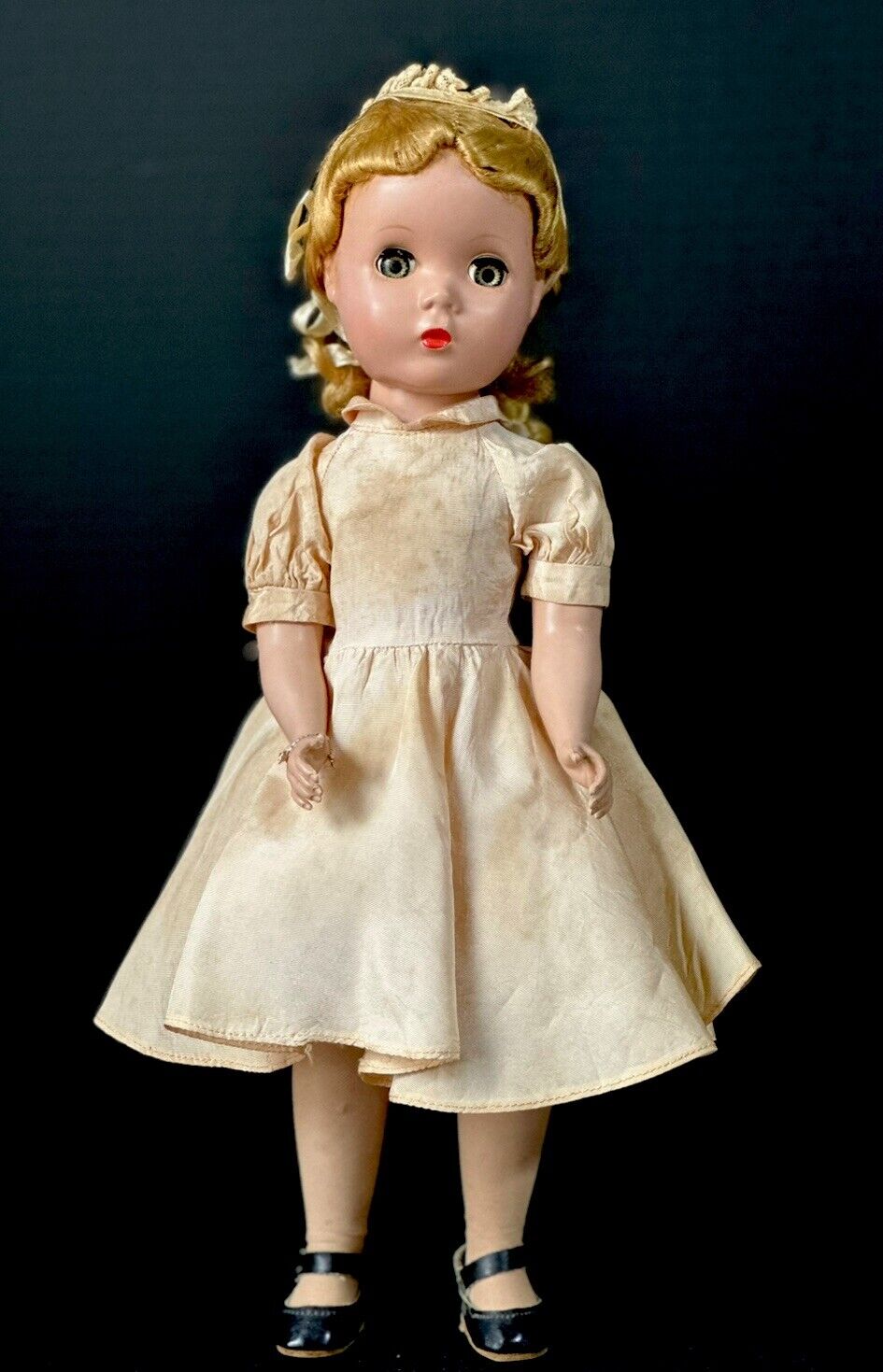 Vintage 1950’s Madame Alexander 14” Doll “Alice In Wonderland” Maggie Face
