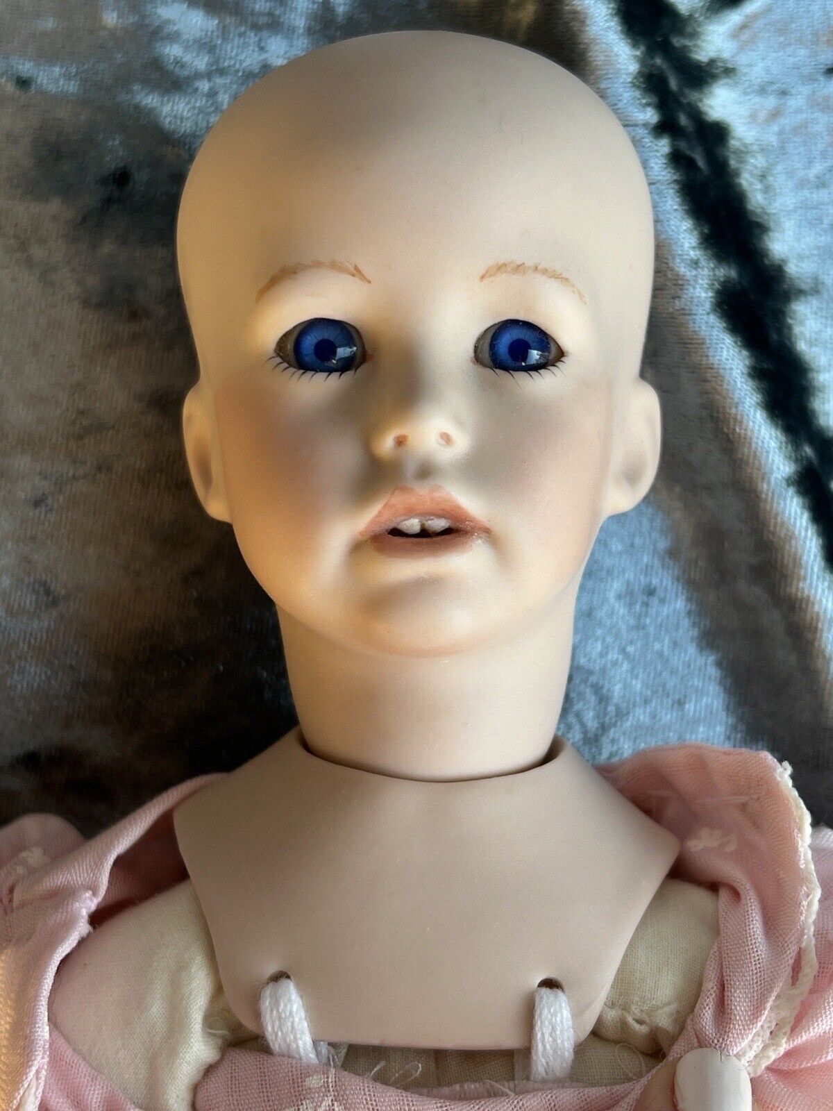 Collectible Porcelain 14” Cloth Shay Reproduction Doll Mold By Rubert 1991