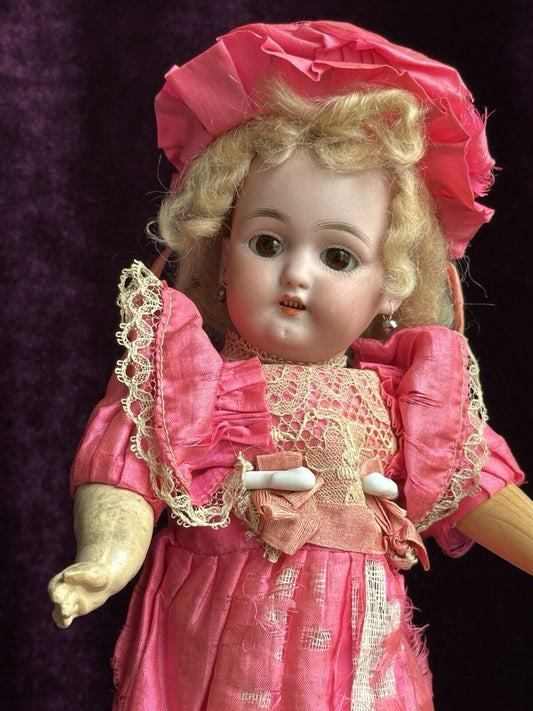 Antique German 11.5” Simon Halbig 1079 Bisque Head Doll