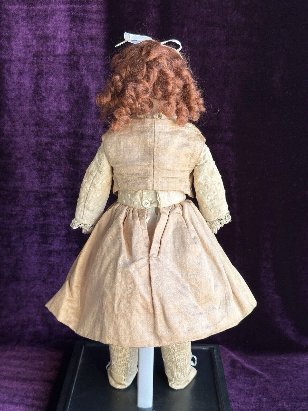 Antique German 16” Gebruder Kuhnlenz 38-28 (?) Bisque Shoulder Belton Head Doll