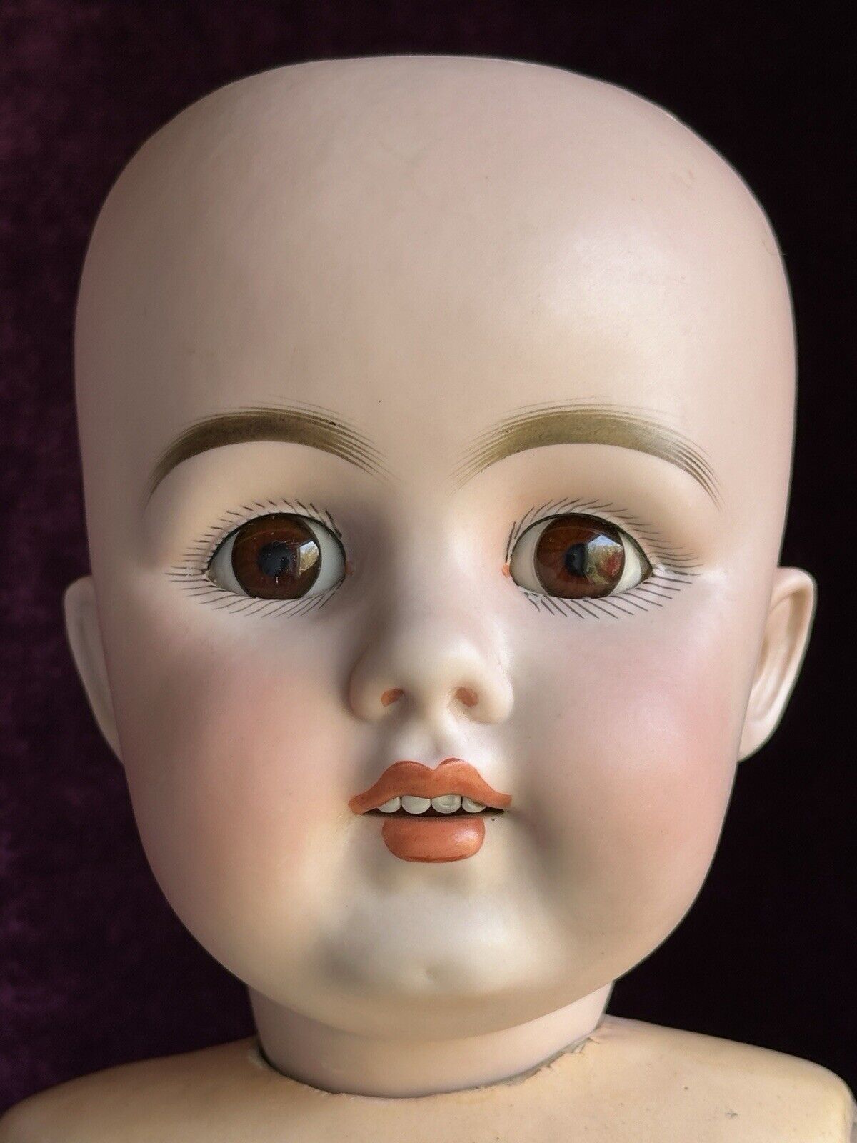 Rare Large Antique German 29” Kestner  Dep 156 Bisque Head Child Doll