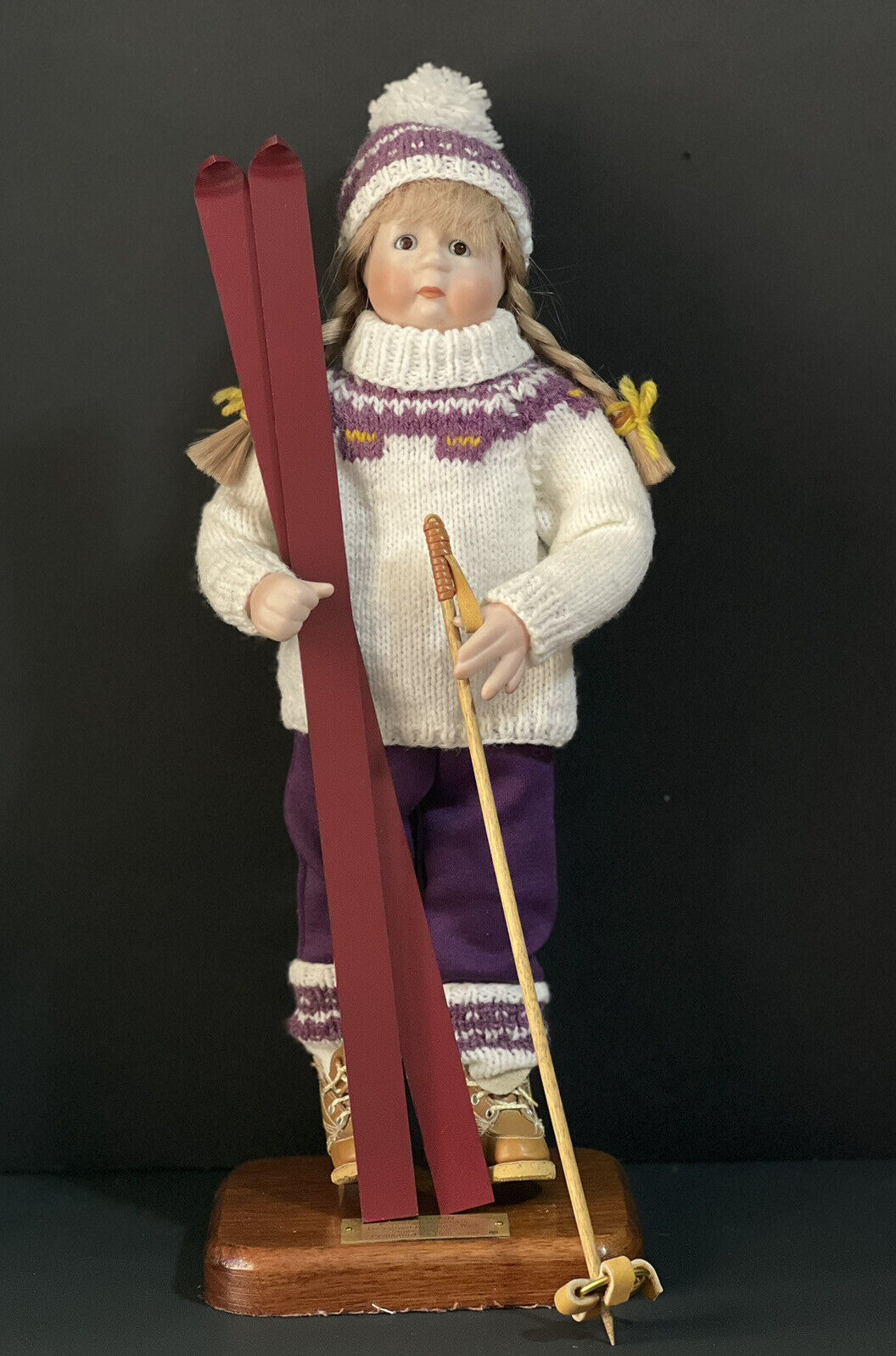 Artist 16” Doll “Skier” LE 62/500 By Faith Wick for Doll-Lain Company